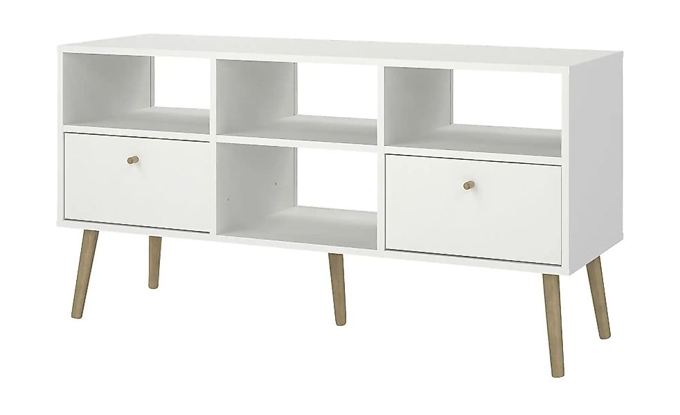 TV-Lowboard  Bonito ¦ weiß ¦ Maße (cm): B: 117,2 H: 60,8 T: 39.1 TV- & Medi günstig online kaufen