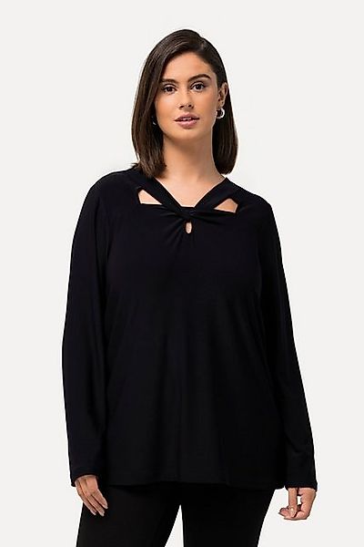 Ulla Popken T-Shirt Shirt Cut-Out Classic günstig online kaufen