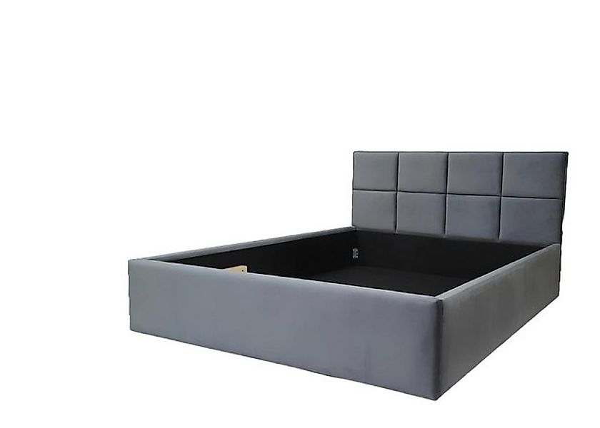 Xlmoebel Bett Neues 160x200 Polsterbett aus Leder im Hotel-Design (Bett), H günstig online kaufen