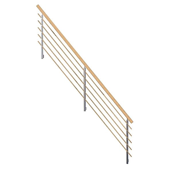 StarWood Design-Geländer-Holzrundstäbe Rechteckhandlauf Eiche FSC® günstig online kaufen