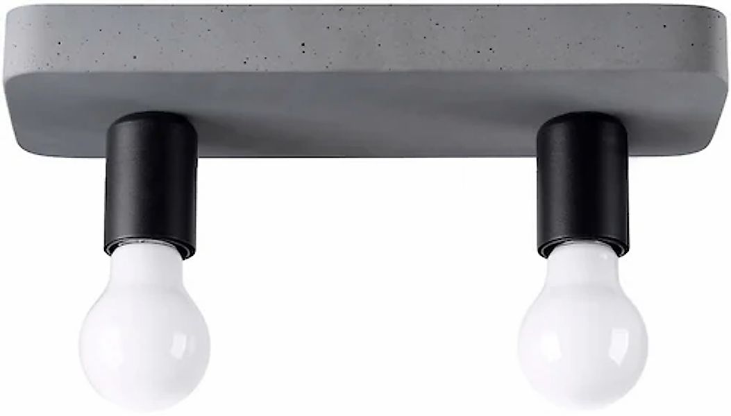 SOLLUX lighting Deckenleuchte »TAVO«, 2 flammig, Leuchtmittel E27   ohne Le günstig online kaufen