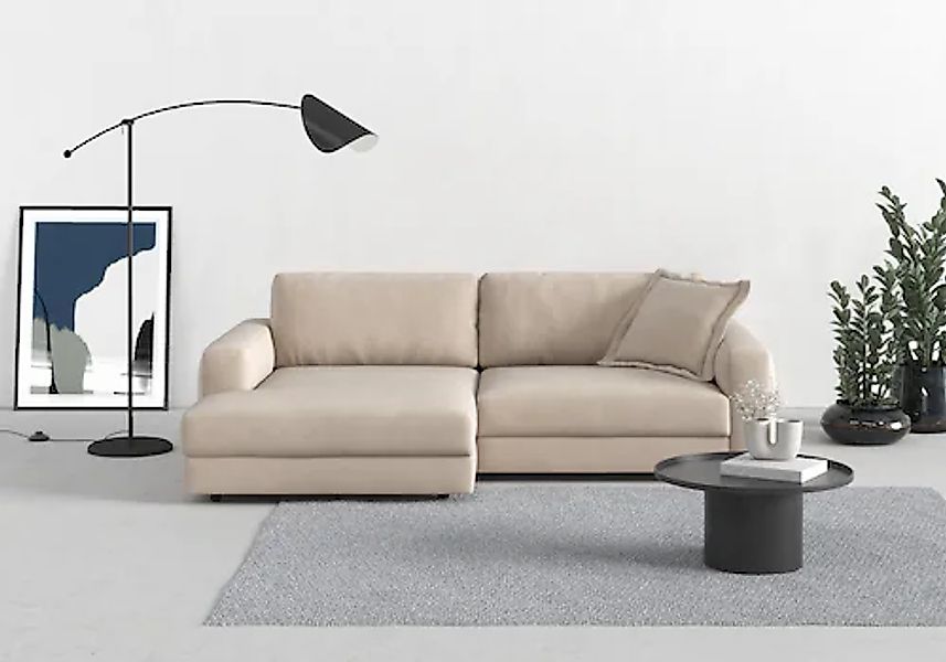 TRENDMANUFAKTUR Ecksofa »Bourbon« mit extra hohem Sitzkomfort, auch in Cord günstig online kaufen