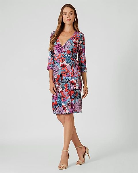 Let's Dress! Wickelkleid mit Blüten-Print günstig online kaufen