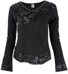 Guru-Shop Longsleeve Langarmshirt Boho-chic, Hare Krishna günstig online kaufen