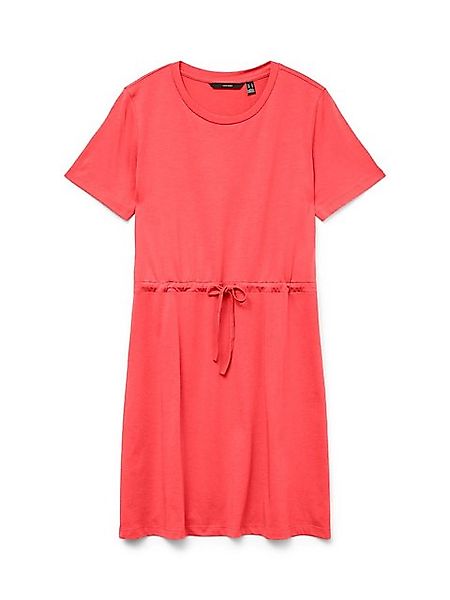 Vero Moda Shirtkleid VMLUNA SS SHORT STRING DRESS JRS NOOS günstig online kaufen