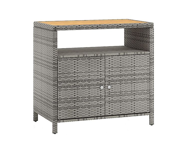 COSTWAY Garten-Geräteschrank, BxT: 90x53 cm, outdoor, Holz & Rattan, wetter günstig online kaufen