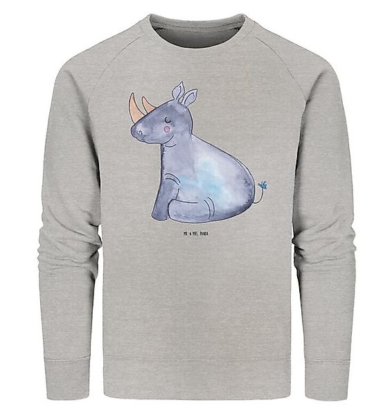 Mr. & Mrs. Panda Longpullover Einhorn Nashorn Größe S - Heather Grey - Gesc günstig online kaufen