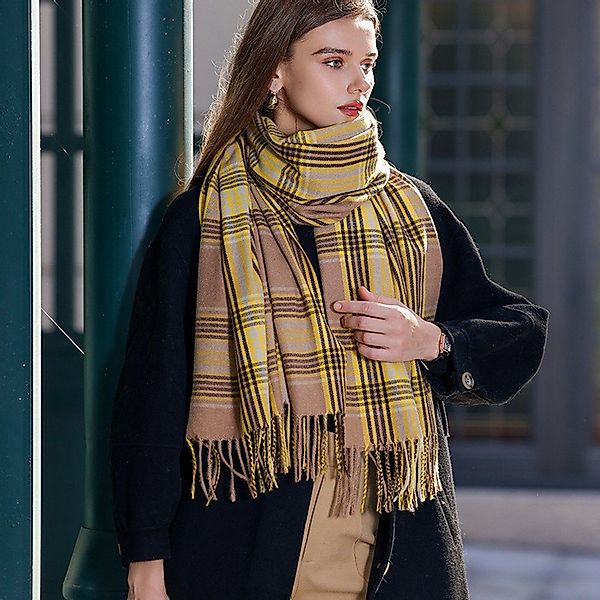 XDeer Wollschal Damen Schal,Winter Schal Poncho günstig online kaufen