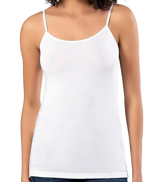 fashionshowcase Tanktop 4er Pack Damen Spaghettiträger Unterhemd Baumwolle günstig online kaufen