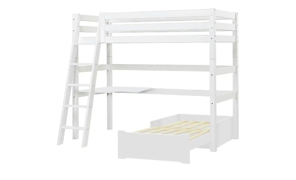 Hochbett  ECO Luxury ¦ weiß ¦ Maße (cm): B: 144 H: 177 Betten > Bettgestell günstig online kaufen