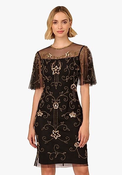 Adrianna Papell Abendkleid Beaded Illusion Neck günstig online kaufen