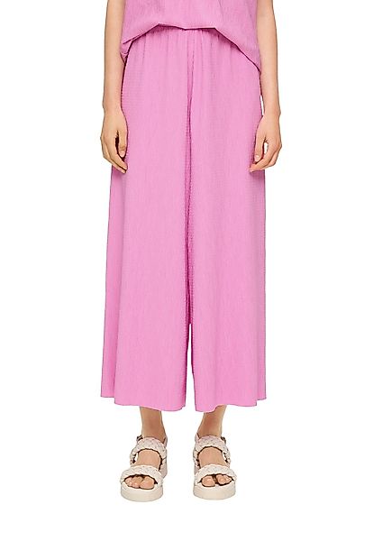 s.Oliver Culotte Sommerhose mit Struktur günstig online kaufen