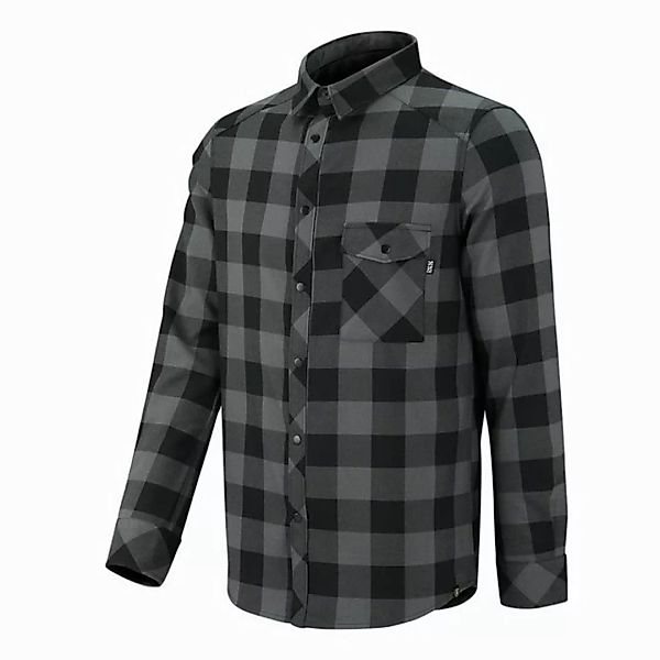 IXS Funktionshemd Hemden iXS Carve Digger Shirt langärmlig - Grau/Schwarz X günstig online kaufen