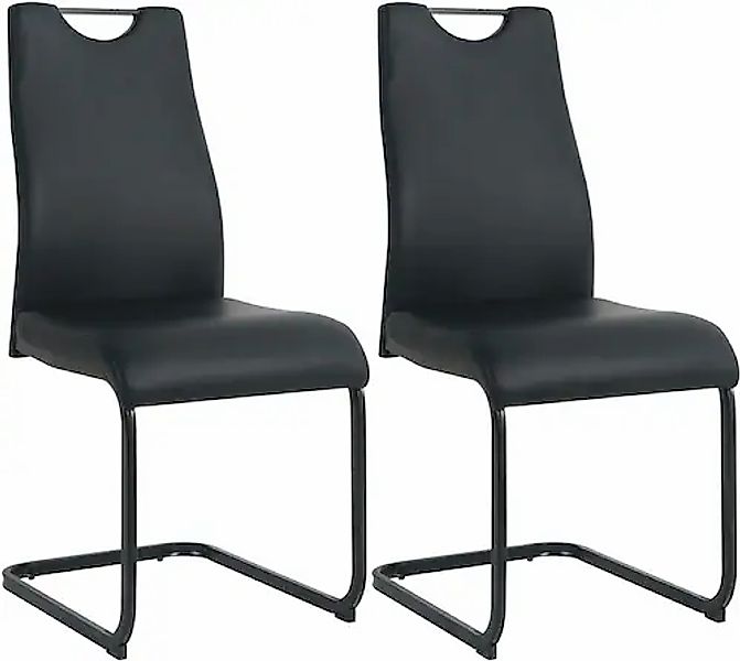 INOSIGN Freischwinger, (Set), 2 St., Kunstleder, mit Wellenunterfederung günstig online kaufen