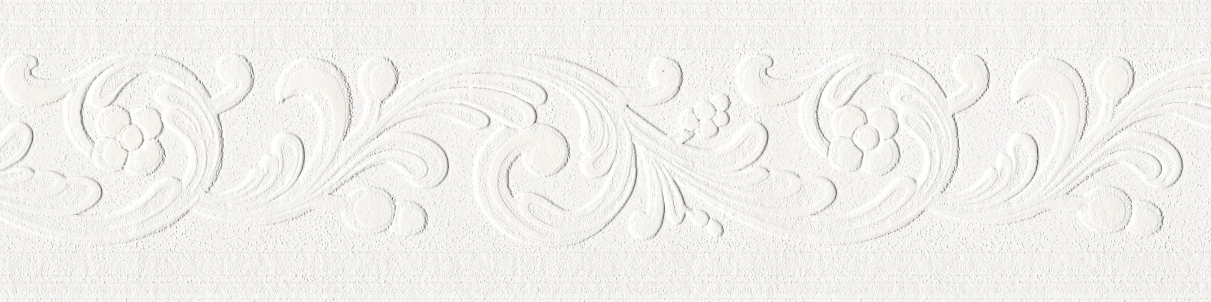 Bricoflor 3D Tapetenbordüre in Weiß Ornament Wandbordüre Ideal für Schlafzi günstig online kaufen