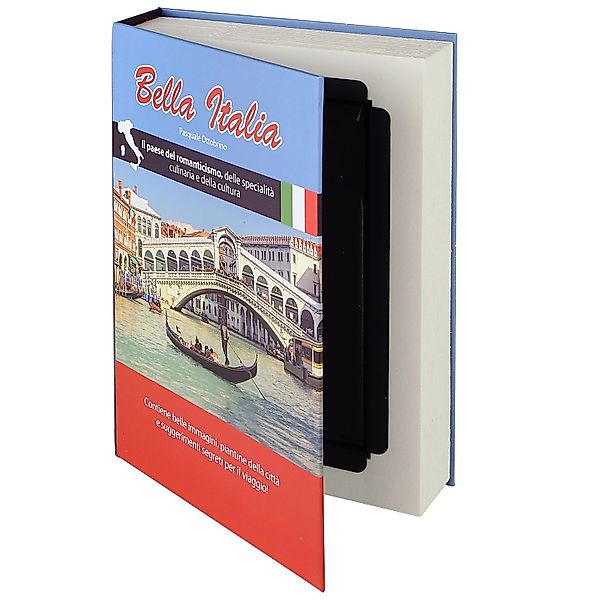 HMF 80935 Buchtresor Geldkassette Papierseiten 23 x 15 x 4 cm Italien günstig online kaufen