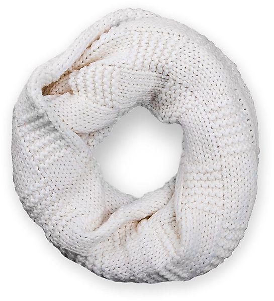 styleBREAKER Strickschal Feinstrick Loop mit Patentmuster, günstig online kaufen