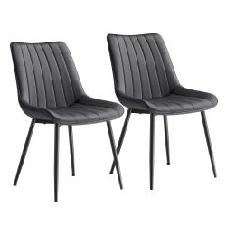 SONGMICS Esszimmerstuhl Stuhlset – Polsterstühle, Moderner günstig online kaufen