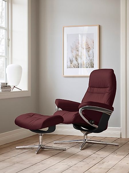 Stressless Relaxsessel "Sunrise" mit Cross Base, Größe S, M & L, Holzakzent günstig online kaufen