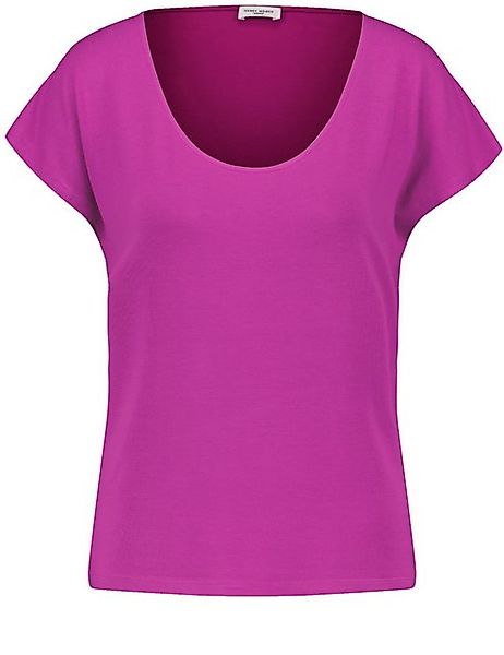 GERRY WEBER Kurzarmshirt Figurumspielendes T-Shirt mit rundem Ausschnitt günstig online kaufen