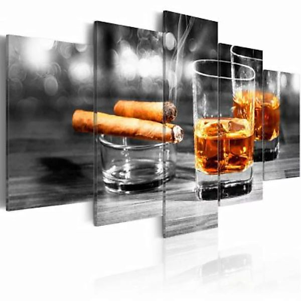 artgeist Wandbild Cigars and whiskey mehrfarbig Gr. 200 x 100 günstig online kaufen