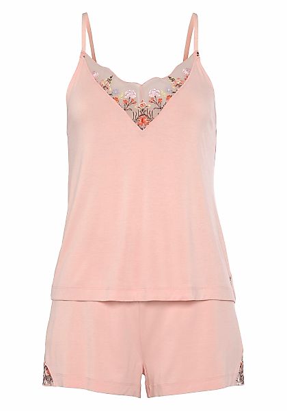 LASCANA Shorty 2 Stk. tlg., mit hübschen Spitzendetails günstig online kaufen