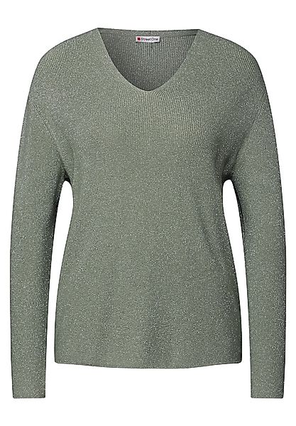 STREET ONE Strickpullover mit metallisierten Fasern günstig online kaufen