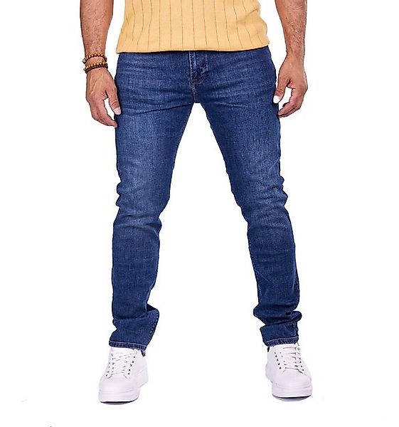 Denim Distriqt Slim-fit-Jeans Regular Fit Herren Jeanshose mit Stretchantei günstig online kaufen