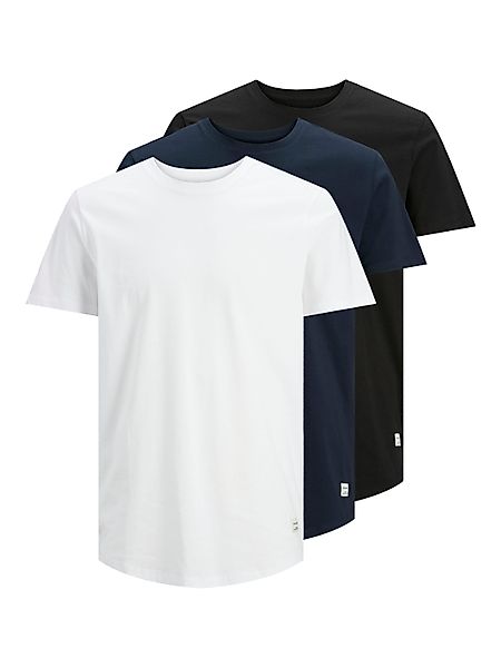 Jack & Jones Rundhalsshirt "JJENOA TEE SS CREW NECK 3PK MP NOOS" Packung, 3 günstig online kaufen
