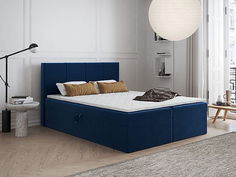 Godre Boxspringbett mit Bettkasten FARO 200x200 günstig online kaufen
