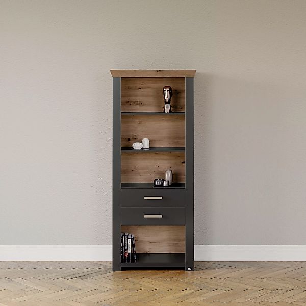 set one by Musterring Regal "York", Typ 11, mit 2 Schubkästen, Beleuchtung günstig online kaufen