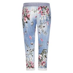 Mississhop Chinohose Damen Hose Blumen Jogginghose günstig online kaufen