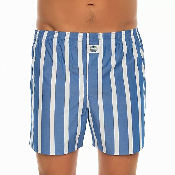D.E.A.L International Boxershorts Blau & Weiß gestreift günstig online kaufen