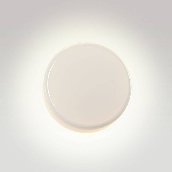 MARSET LED-Wandlampe Caramel, opal, Ø 38 cm, TRIAC, Glas günstig online kaufen