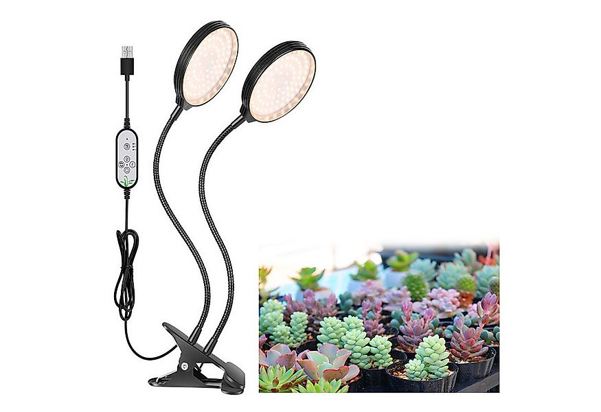 MUPOO Pflanzenlampe Pflanzenlampe LED, Dimmbar Pflanzenlicht Vollspektrum M günstig online kaufen