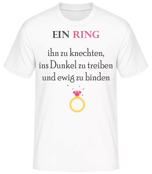 Ein Ring Ihn Zu Knechten · Männer Basic T-Shirt günstig online kaufen