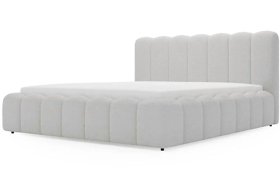 Polsterbett mit Stauraum Smile ¦ grau ¦ Maße (cm): B: 184 H: 107 Betten > P günstig online kaufen