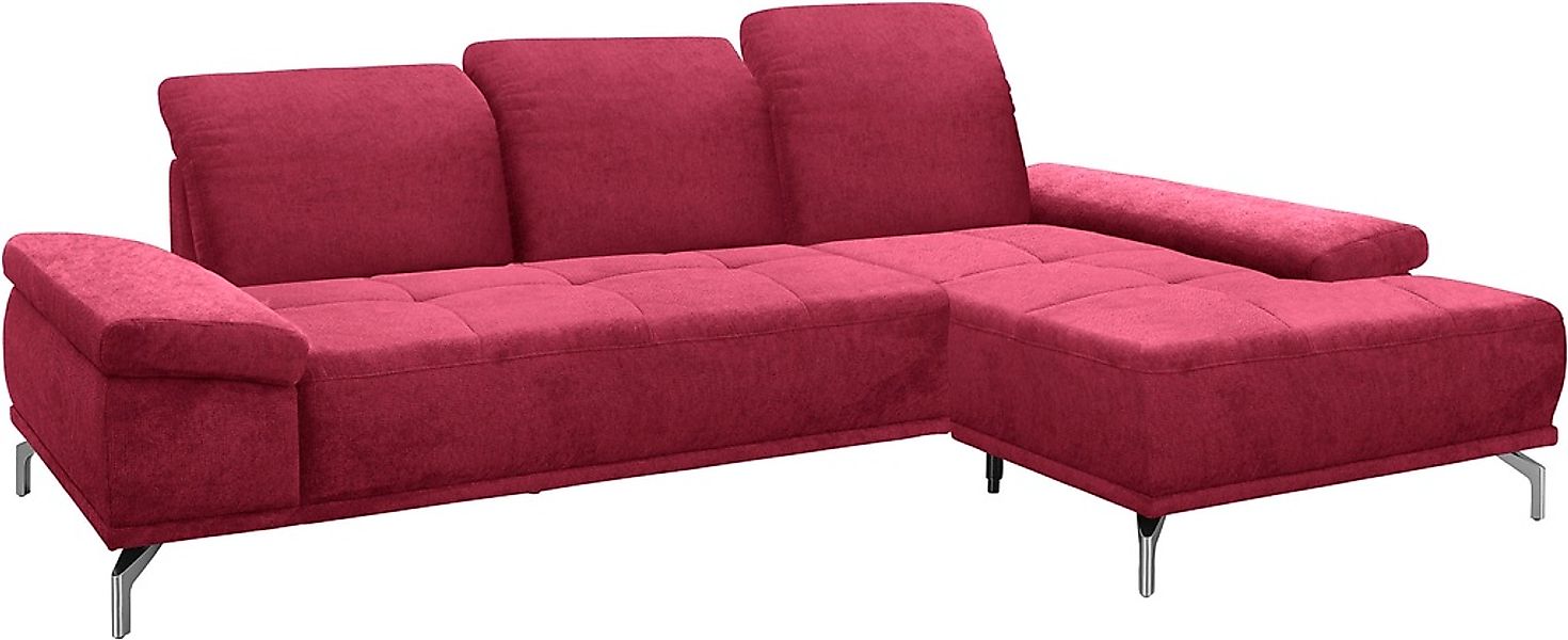 Places of Style Ecksofa "Caluna L-Form", mit Sitztiefen- und Kopfteilverste günstig online kaufen