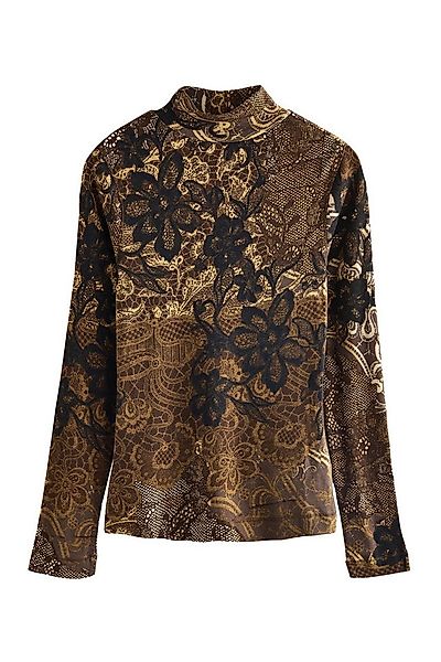 Next Rollkragenshirt Geripptes Langarmshirt mit Rollkragen (1-tlg) günstig online kaufen