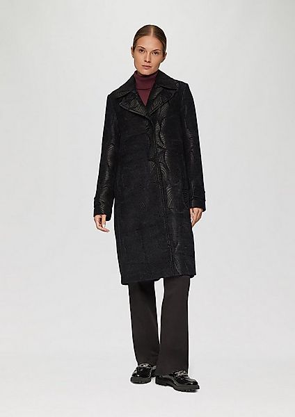 s.Oliver Funktionsmantel Outdoor-Mantel Eleganter Mantel aus Jacquard günstig online kaufen