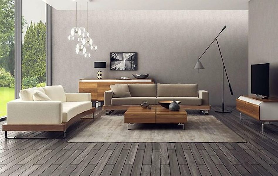 JVmoebel Sofa Moderner Weißer Zweisitzer Luxus Wohnzimmermöbel Couch Sitzmö günstig online kaufen