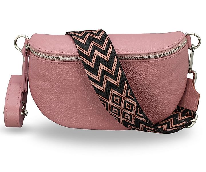 Adel Bags Gürteltasche Bauchtasche Damen Leder Altrosa, Umhängetasche, Echt günstig online kaufen
