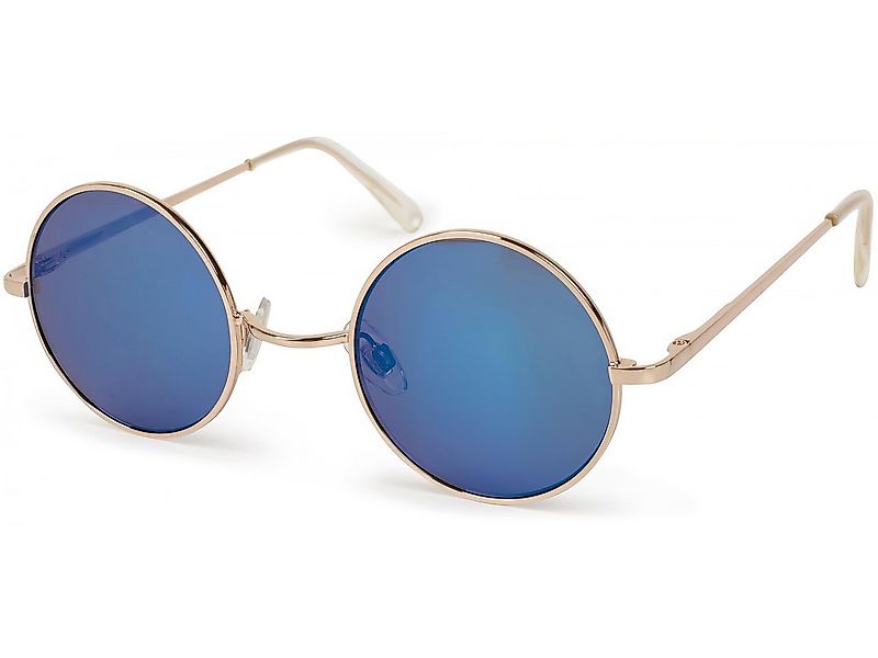 styleBREAKER Sonnenbrille Retro Sonnenbrille Klein Rund mit Federscharnier günstig online kaufen
