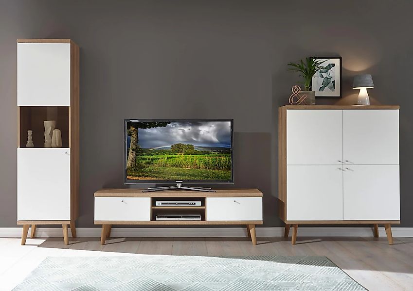 Home affaire Wohnwand "Merle" Set, 3 Stk. tlg. günstig online kaufen