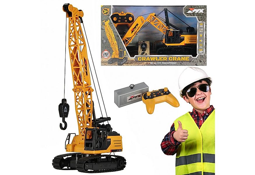 Sarcia.eu Spielzeug-Kran Baumaschine Ferngesteuerter Kran 3+ MEGA CREATIVE günstig online kaufen