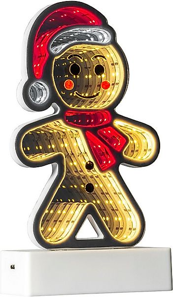 my home LED Dekofigur LED-Lebkuchenmann Evaya, LED fest integriert, Warmwei günstig online kaufen