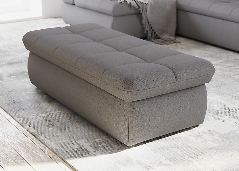 DOMO collection Polsterhocker "Moric" inklusive Stauraum günstig online kaufen