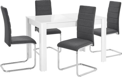 INOSIGN Essgruppe, (Set, 5-tlg), Hochglanz, 2 günstig online kaufen