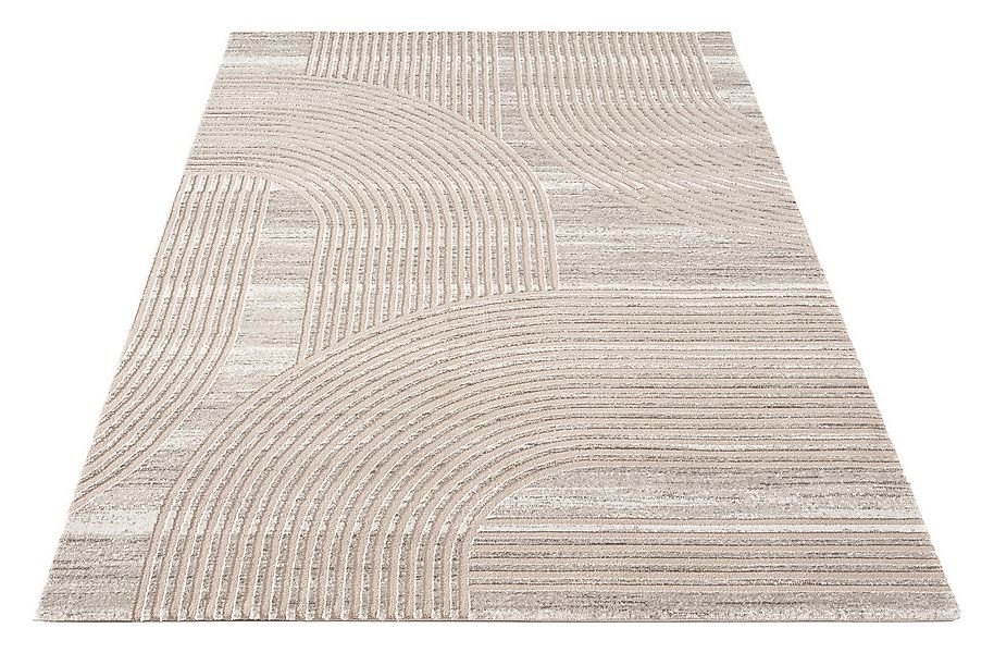 Carpetilla Designteppich Wohnzimmer Teppich Designer Teppich Welle Musterun günstig online kaufen