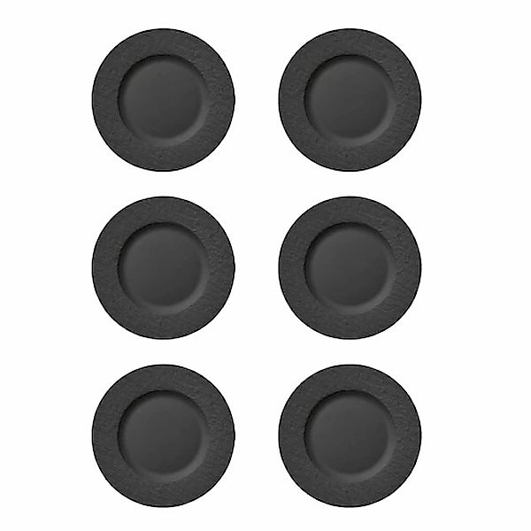 Villeroy & Boch Speiseteller »Speiseteller Manufacture Rock ø 27.0 cm 6er S günstig online kaufen
